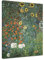 Bilderdepot24 Bild auf Leinwand | Gustav Klimt - Bauerngarten mit Sonnenblumen in 30x40 cm als Wandbild | Wand-deko Dekoration Wohnung alte Meister | NEU-180206-30x40-bms