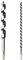 Schlangenbohrer, Holzbohrer, Holzspiralbohrer, Bohrer Typ Lewis, langer Balkenbohrer, Spiralbohrer (12 x 460 mm)