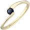 Jobo Damen-Ring aus 333 Gold mit Safir Größe 60