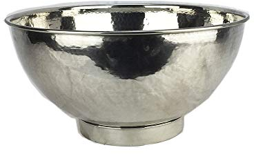 Marokkanisches Waschbecken aus Metall, handgehämmert, 32 cm