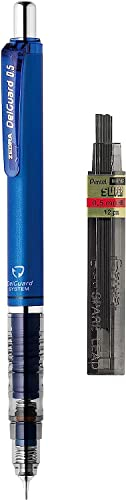 Zebra Delguard Druckbleistifte, blauer Schaft, inkl. 12 x 0,5 mm HB-Minen