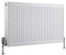 Milano Compact White Type 22 Horizontal Double Panel Convector Radiator - 600mm x 1100mm