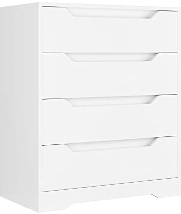HOCSOK Kommode, Sideboard mit 4 Schubladen, Mehrzweckschrank Großer Stauraum, für Wohnzimmer, Flur, Schlafzimmer, 69x39x82cm