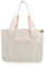 Damen Groß Handtasche mit Laptopfach Canvas Satchel Tote Bag Schultertasche Shopper Tasche für Arbeit Bücher Alltag Lehrertasche beige Large