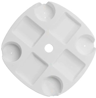 Vassoio per ombrellone, vassoio per ombrellone da spiaggia | Vassoio per ombrelli per picnic, cortile, terrazza,Vassoio per ombrellone da spiaggia, scomparti per snack, fori per occhiali da sole, slot