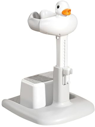 Babypartystand - Anti -Rutsch -Basis - Turm | Catatonic Duck Dectoddler Badesitz für Stand-up-Duschen mit einem Anpassungszylinder für 8-36 Monate Sicherheit & stabil 46 x 40 x 55-65 cm