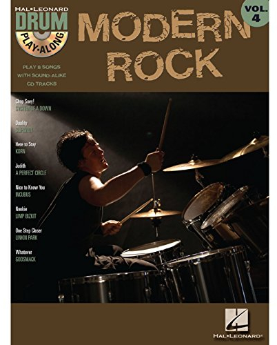 Drum Play - Along Volume 4 Modern Rock Drums (Book & CD): Songbook, Bundle, CD für Schlagzeug (Hal Leonard Drum Paly Along, Band 4) (Hal Leonard Drum Paly Along, 4)