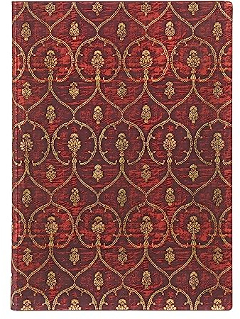Red Velvet Midi Unlined Softcover Flexi Journal (Elastic Band Closure): Softcover mit Elastikbandverschluss