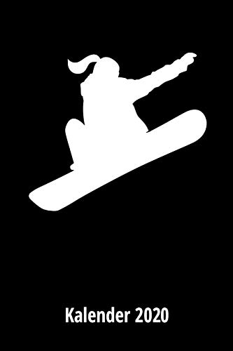 Snowboarding Girl Kalender 2020: 2 Seiten = 1 Woche, Terminplaner, Taschenkalender, Kalender, Wochenplaner, Planer, Organizer 2020