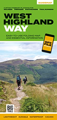 West Highland Way: Easy-to-use folding map and essential information, with custom itinerary planning for walkers, trekkers, fastpackers and trail runners (Big Trails Guidemaps): 4