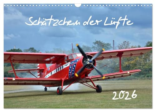 Schätzchen der Lüfte (Wandkalender 2026 DIN A3 quer), CALVENDO Monatskalender: Seltene Oldtimer, eine besondere Beobachtung auf dem Flugplatz Kurtekotten (CALVENDO Sport)