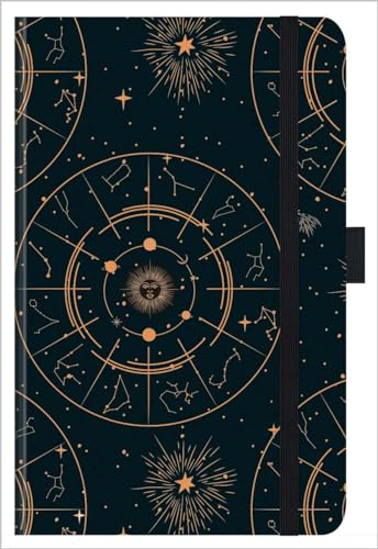 Buchkalender Times Big12 Trend Luna 2024: Terminplaner mit hochwertiger Folienveredelung für echten Glanz. 13 x 21 cm