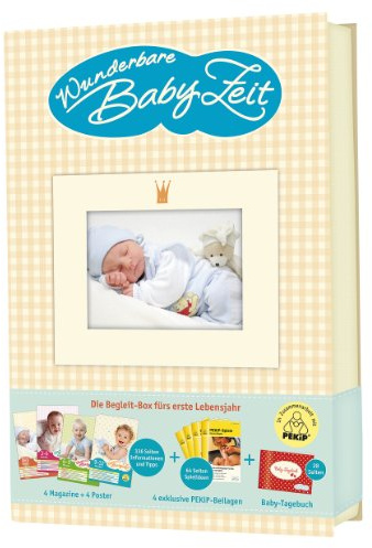 Wunderbare Babyzeit: Die Begleit-Box fürs erste Lebensjahr: Die Begleit-Box fürs erste Lebensjahr. In Zusammenarbeit mit PEKiP. Inhalt: 4 Magazine + 4 Poster, 4 PEKiP-Beilagen, Babytagebuch