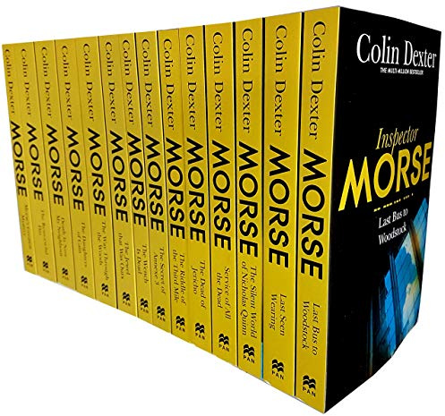 Inspector morse mysteries series colin dexter 14 books collection set pack