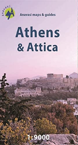 Anavasi City Map Athens, Attica