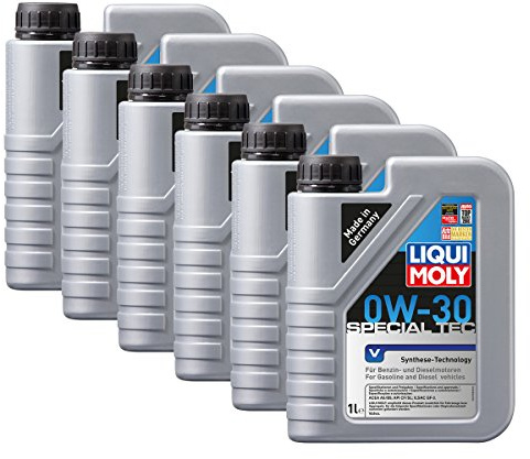 6x LIQUI MOLY 3768 Special Tec V 0W-30 Motoröl