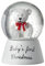 Baby 's 1st Christmas Snow Globe mit Weiß Teddy (6 cm)