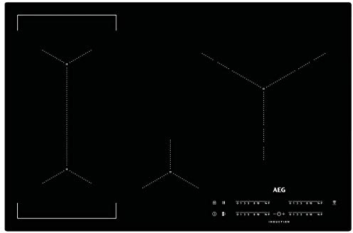 AEG IKE84445IB Induktionskochfeld autark Hob²Hood-Funktion Bridge-Funktion XL-Paella-Zone 80cm