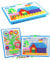 Jsvacva 296 pcs Mushroom Nails Pegboard Educational Colourful Jigsaw Puzzle Building Bricks Creative DIY Mosaic Toys for Kids & Toddlers, Birthday Gift for Girls Boys Age 3-8 Years