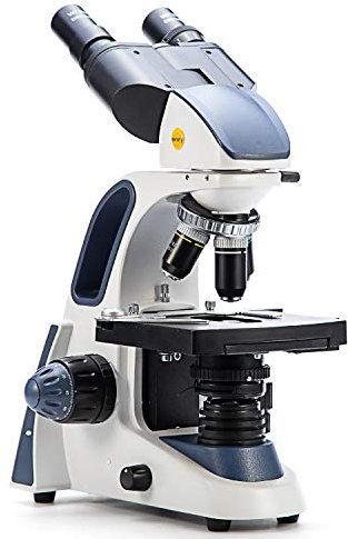SWIFT SW380B 40X-2000X-Vergrößerung Siedentopf Binokular Lab-Mikroskop für Forschungszwecke mit Weitwinkel 10X und 25X Okular mechanischer Objekttisch Abbe-Kondensator Ultra präzise Fokussierung