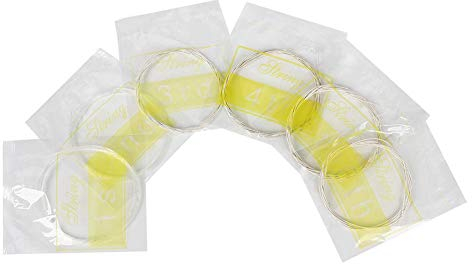 Bnineteenteam Oud Saiten Nylon versilbert Kupferlegierung Oud Saiten für Oud Saiten Ersatzteil(11 Saiten) Oud Saiten Oud Saiten
