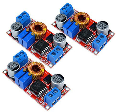 Hailege 3pcs XL4015 5A DC à DC CC CV Batterie au lithium Abaissage Carte de charge Led Convertisseur de puissance Chargeur Module abaisseur