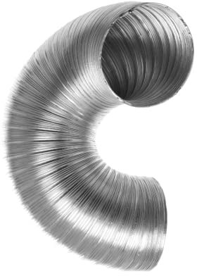 Ø 100mm / 4 inch Flexible Air Vent Gold Duct for Cooker Hood, Air Conditioner, Extractor Fan, Tumble Dryer - 2m t Semi-Rigid Exhaust Hose - Ventilation Ducting
