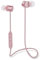 groov e Metal Buds - Wireless Earphones with Remote & Mic - Bluetooth Connectivity - Neckband Headphones with Ergonomic Design - USB Charging - 4hrs Audio Playback - Rose Gold
