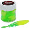 Wild Devil Baits Ribstar Trout Bait Forellenköder Trout Worm Dropshot Köder (Green Flash, 5,5cm)