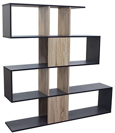 milani home - Libreria Contemporanea - Design in legno - Design per salotto, soggiorno - 145x29x145 h