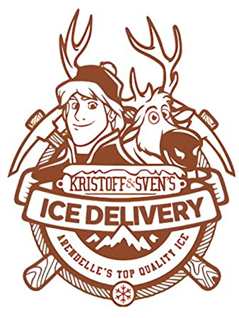 WAY2BB - Aufnäher Aufbügler Kristoff & Sven's Ice delivery groß