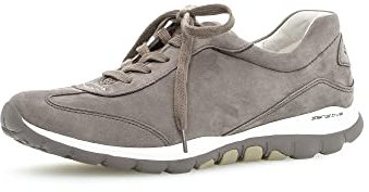 Gabor Damen Low-Top Sneaker, Frauen Halbschuhe,Wechselfußbett,Low-top,Women's,Woman,Lady,Ladies,Halbschuhe,straßenschuhe,fumo,44 EU / 9.5 UK
