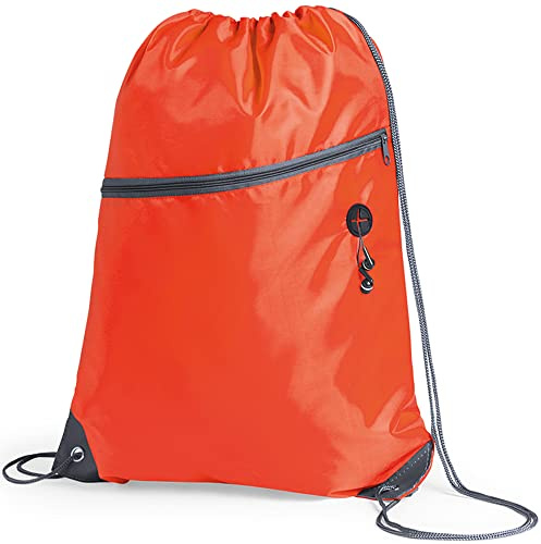 eBuyGB Unisex's Travel Sack Cinch Drawstring Zipper Bag, 1