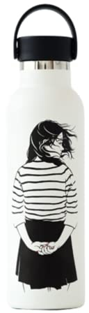Sara Herranz Collection - Otoño: una botella termo de cerámica exquisitamente elaborada que mantendrá tus bebidas a la temperatura perfecta