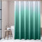 Cortina de Ducha EVA Impermeable de Color Degradado, Cortina de Baño Lavable, Cortina de Bañera Resistente al Agua y Moho para Baño con 12 Ganchos de Plástico (180×180cm, Verde)