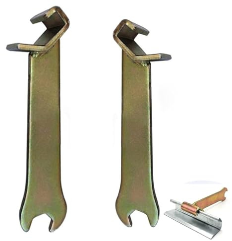 TorSor 2 Stück Klammerhebelverriegelungswerkzeug TDC/TDF/HVAC Kanalwerkzeuge Clip 2-in-1 Heavy Duty Klemmschlüssel Haken für Luftkanäle und andere Kanäle