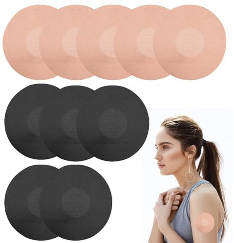 10Pcs Freestyle Libre 2 Sensor Patches,Freestyle Libre Sensor Cover,Breathable Skin Friendly Adhensive Patches,Cgm Sensor Patches Set Perfect for Swim Run Relax and Glucose Monitor