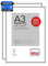 DEHA Design Bilderrahmen, 29,7 x 42 cm (A3) (2er Set), Aluminium, Silber matt, Posterrahmen zum Aufhängen im Hoch- & Querformat, bruchsicheres Kunstglas, Boston