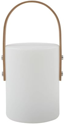 Lindby LED Juria (spritzwassergeschützt (Modern) in Weiß aus Holz (1 flammig,)