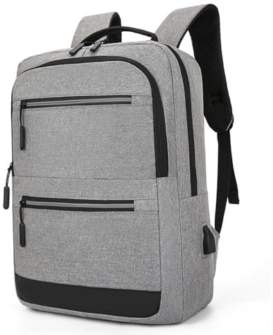 Docooler 15.6-Inch Laptop Computer and Tablet Backpack, Large Capacity Multi-Pocket, Water-Resistant Oxford Fabric, Scientific Load-Reducing Shoulder Strap, Reflective Strip Design