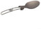 Titanium Folding Spoon Spork Fork,Ultralight Foldable Spork Cutlery for Outdoor Picnic Hiking Travel Backpacking, Matte Finish, for Camping and Outdoor Activities,Home and Travel (Spoon)