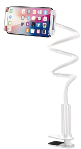 Home Soporte Tablet [Antideslizante + Brazo Flexible Ajustable + Cuello de Cisne] Soporte Tablet Cama y Mesa para iPad/Samsung Tabs/Kindle Fire HD de 5-11 Pulgadas, 65cm de Longitud en Total