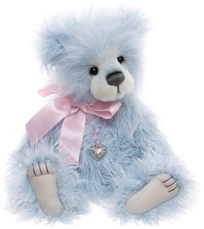 Charlie Bears Blueberry Pie Sweet Blue Plush Teddy Bear Fully Jointed Cute Collectable Bear