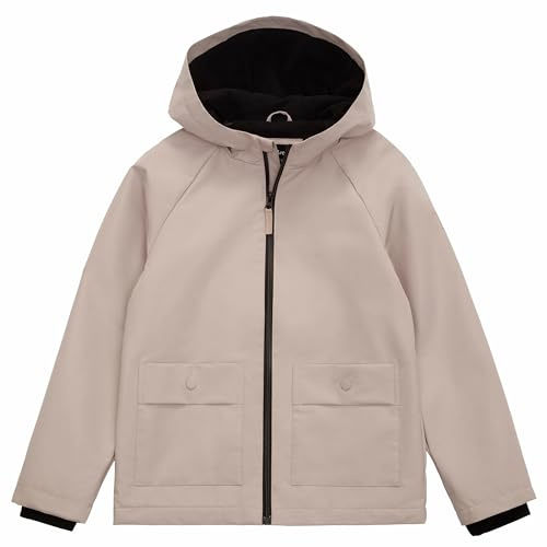 Rokka&Rolla Boys' Water-Resistant Fleece Lined Windbreaker Ripstop Transitional Jacket