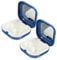 HAPINARY Travel Size Contacts Lens Case Compact Eye Contacts Storage Box Case for The-go