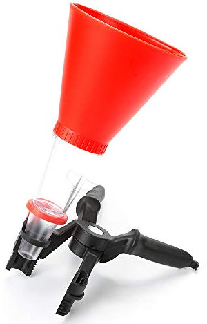 CFTGIW Car Engine Oil Funnel Kit Spillproof Oil Tool Set Priming Funnel Filling Charging System Device FunnelEngine FunnelSpillproof FilterPriming FunnelOil Charging