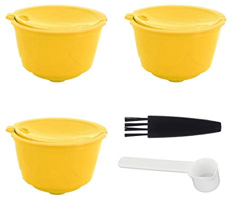 Fictory Kit de capsules de café réutilisables compatibles avec DOLCE GUSTO, respectueux de l'environnement