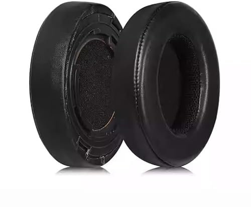 AONIC50 Replacement Ear Pads Ear Cushions Compatible with Shure AONIC 50 Headphone Protein Leather Memory Foam,Black Leather
