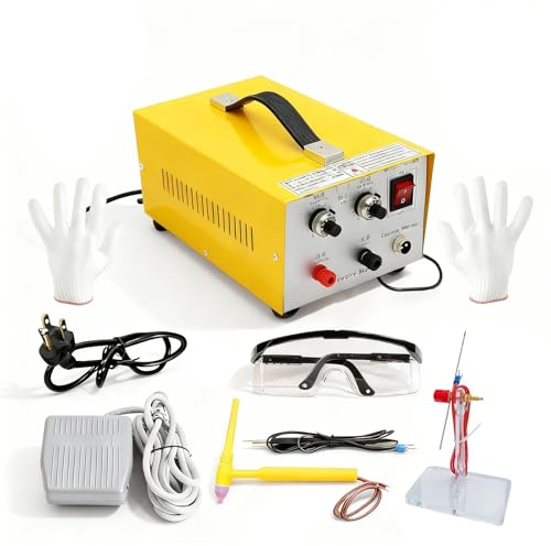 KKYOYRE 30A Jewelry Micro Welder for 0.4-1mm Fine Wire, Foot Pedal Control