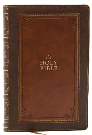 1611 KJV with Apocrypha, Brown Leathersoft: Holy Bible